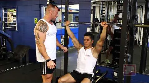 Smith Machine Shoulder Press