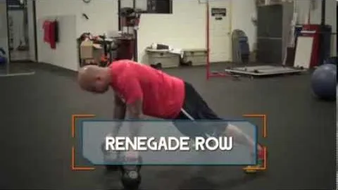 Kettlebell Renegade Row