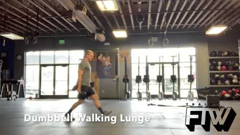 Walking Dumbbell Lunge