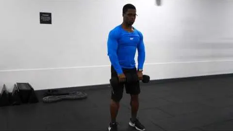 Dumbbell Upright Row